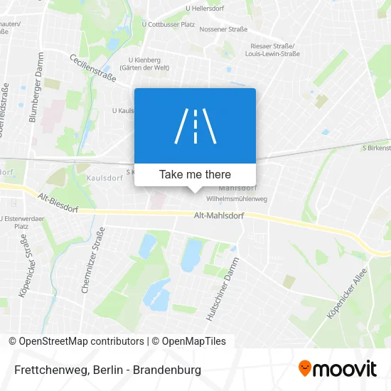 Карта Frettchenweg