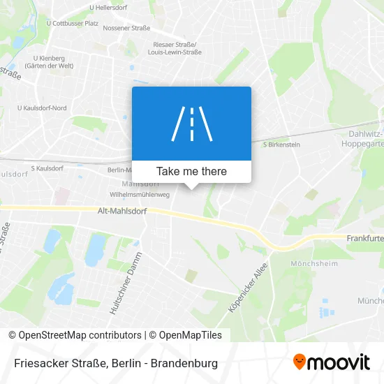 Карта Friesacker Straße