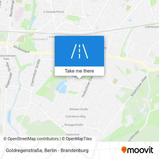 Карта Goldregenstraße