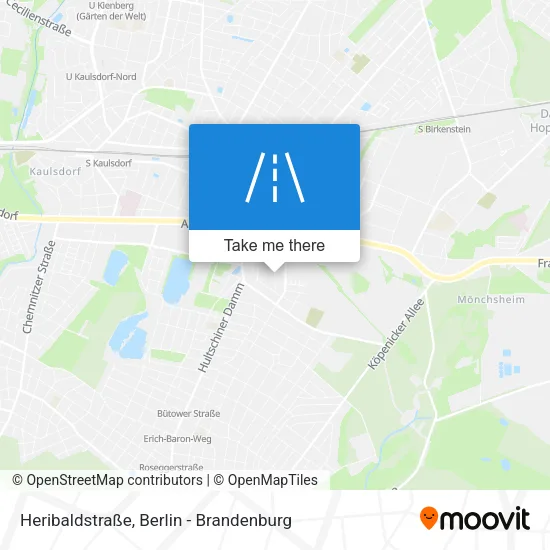 Карта Heribaldstraße
