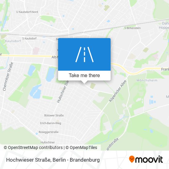 Hochwieser Straße map