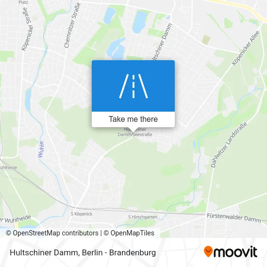 Карта Hultschiner Damm