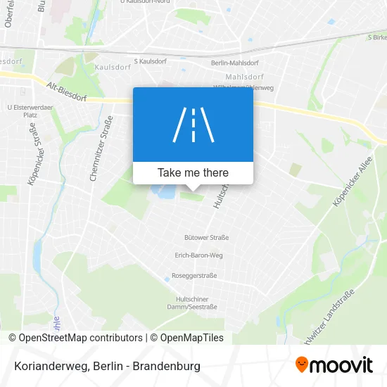 Карта Korianderweg