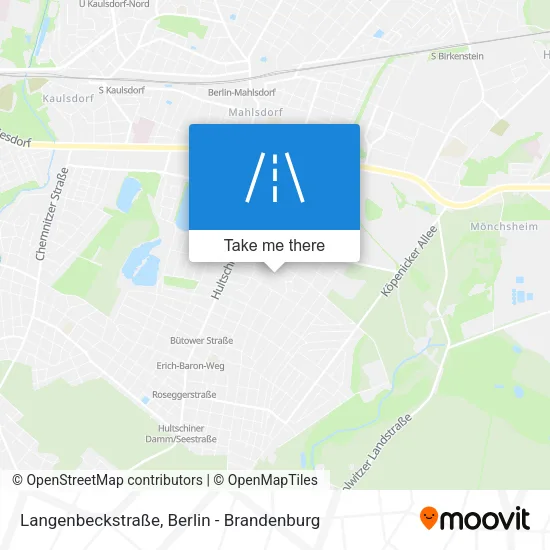 Карта Langenbeckstraße