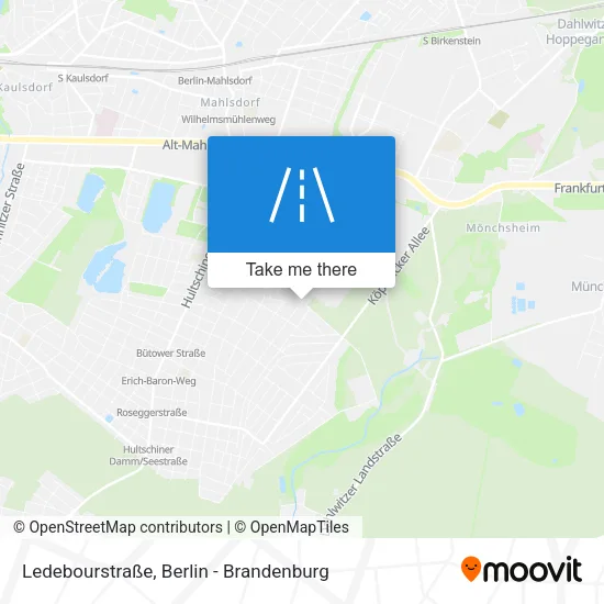 Карта Ledebourstraße