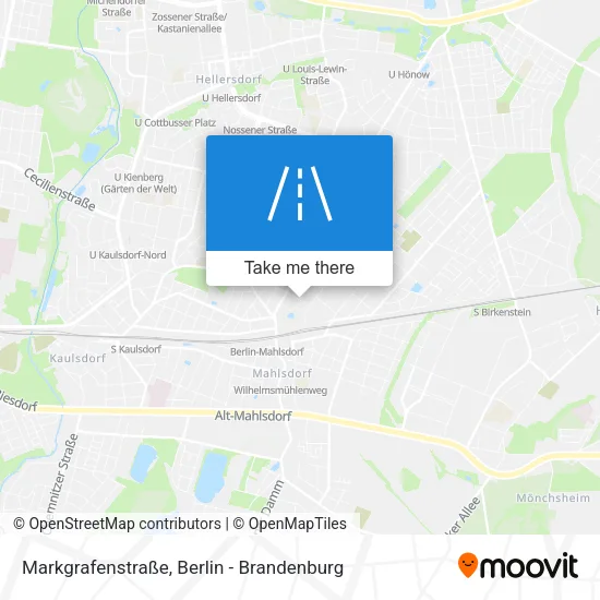 Карта Markgrafenstraße