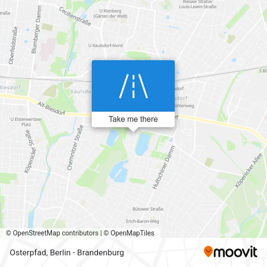 Карта Osterpfad