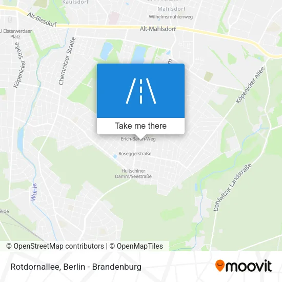 Карта Rotdornallee