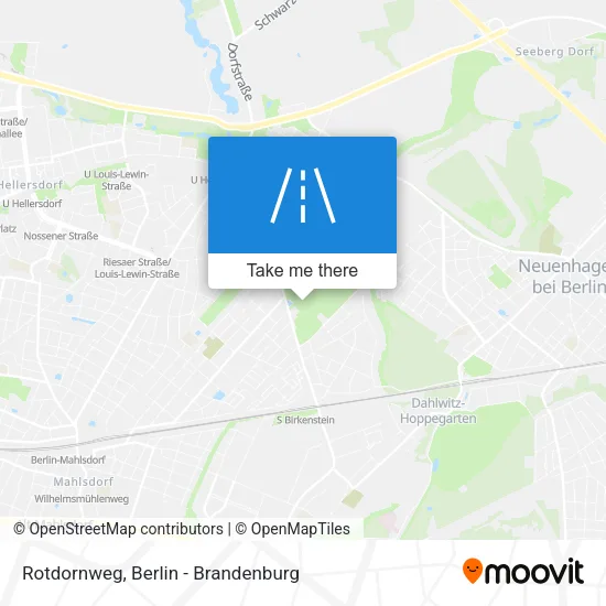 Rotdornweg map