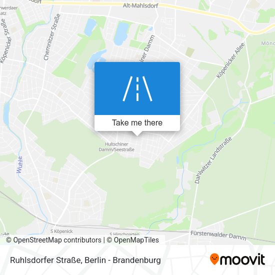 Ruhlsdorfer Straße map