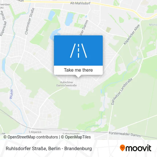 Карта Ruhlsdorfer Straße