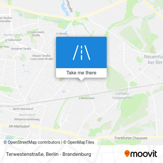 Карта Terwestenstraße
