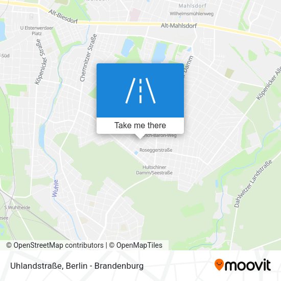 Uhlandstraße map