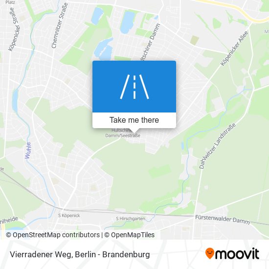 Карта Vierradener Weg