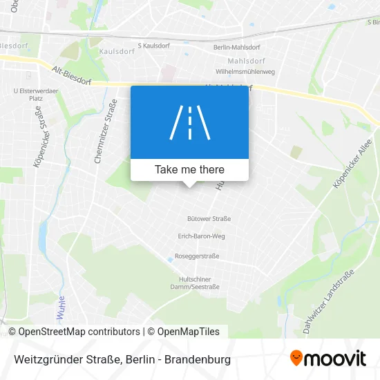 Карта Weitzgründer Straße