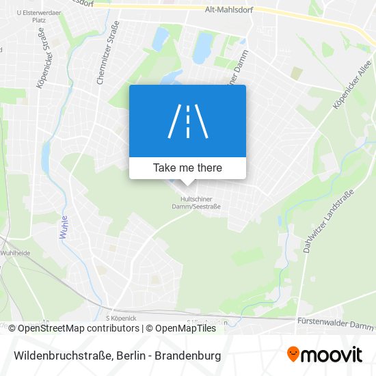 Карта Wildenbruchstraße
