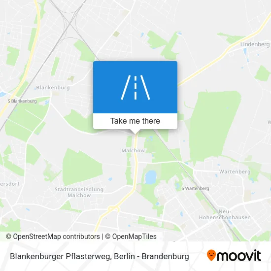 Карта Blankenburger Pflasterweg