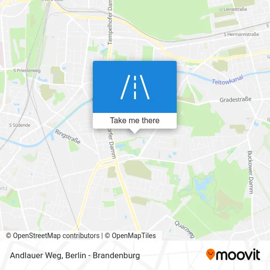 Andlauer Weg map