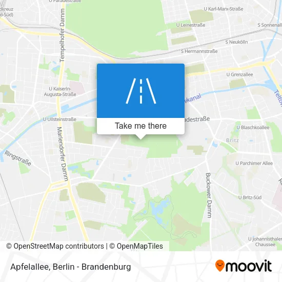 Карта Apfelallee