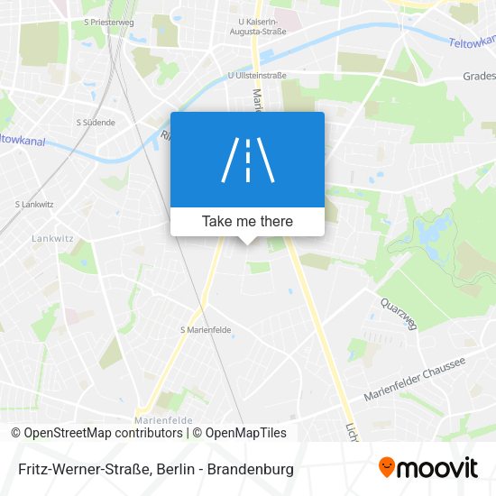 Fritz-Werner-Straße map