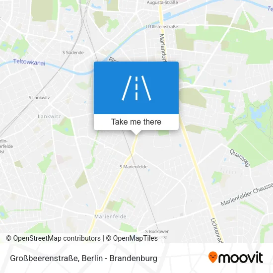 Карта Großbeerenstraße