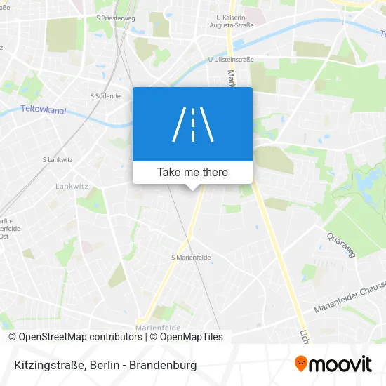 Карта Kitzingstraße