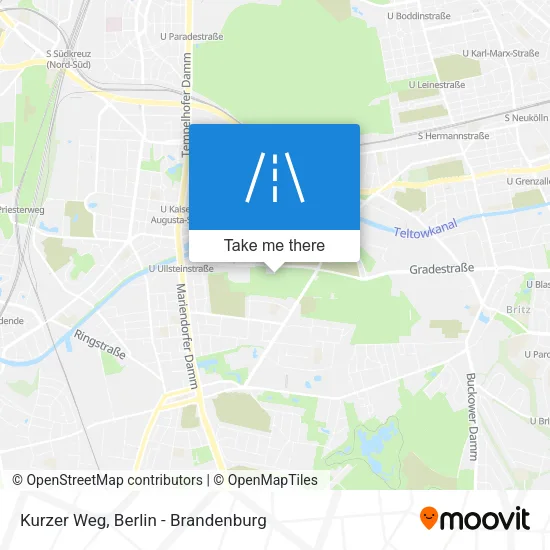 Карта Kurzer Weg