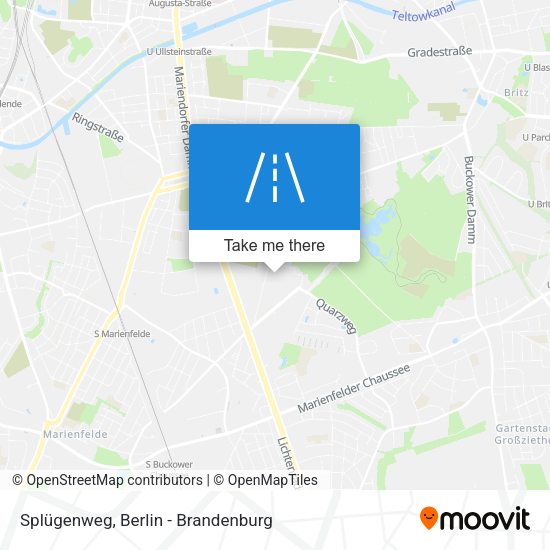 Splügenweg map