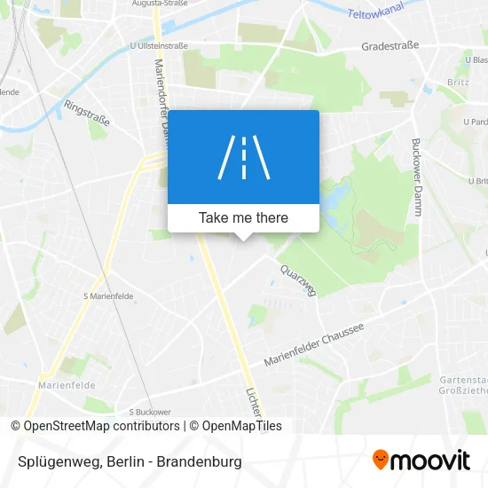Карта Splügenweg