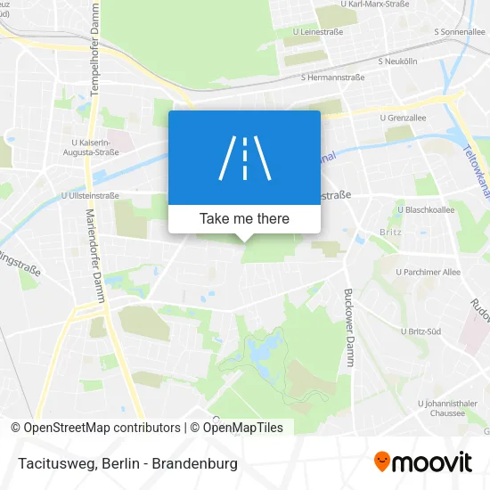 Карта Tacitusweg