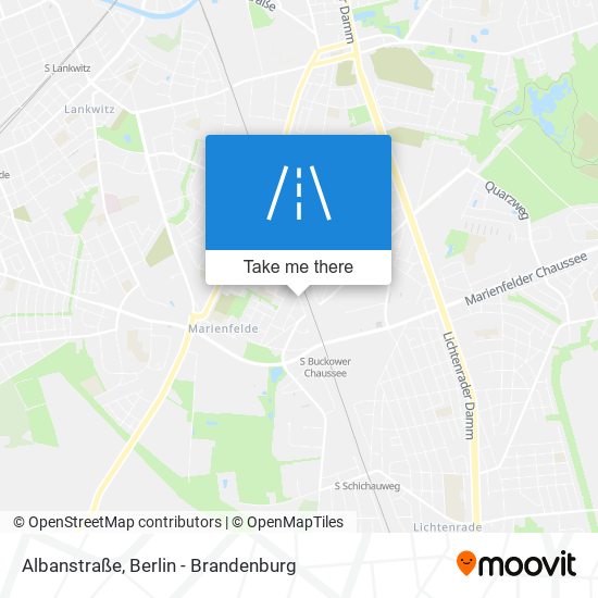 Albanstraße map