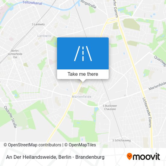 An Der Heilandsweide map