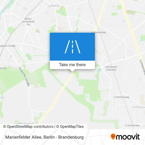 Marienfelder Allee map