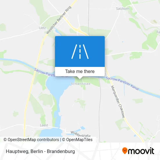 Карта Hauptweg