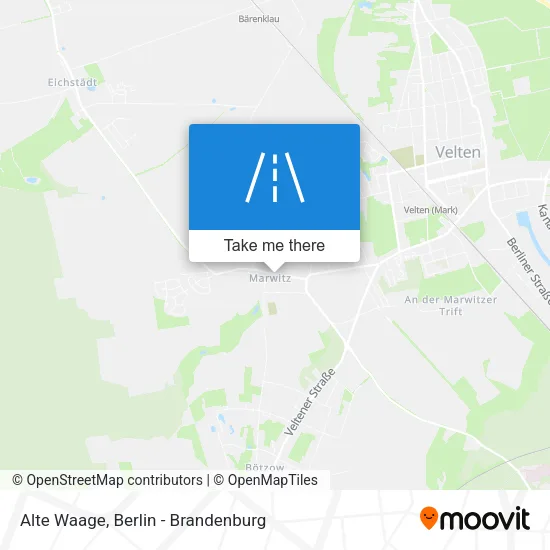 Карта Alte Waage
