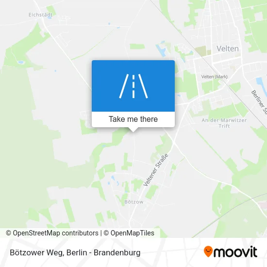 Карта Bötzower Weg