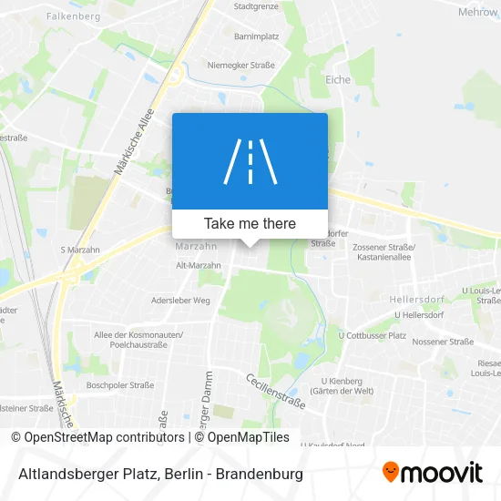 Карта Altlandsberger Platz