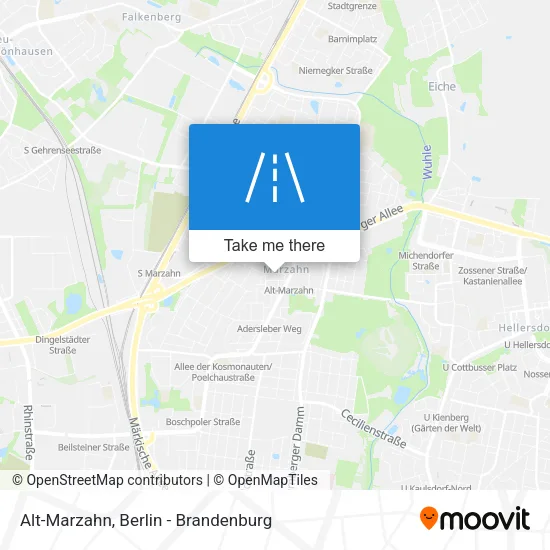 Карта Alt-Marzahn