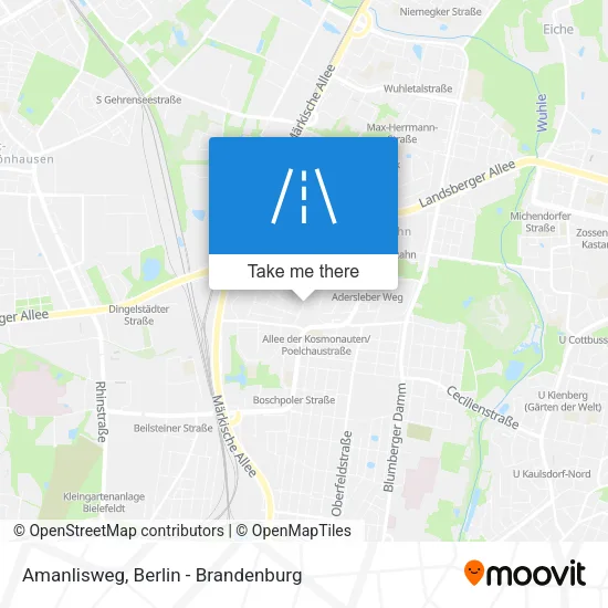 Карта Amanlisweg