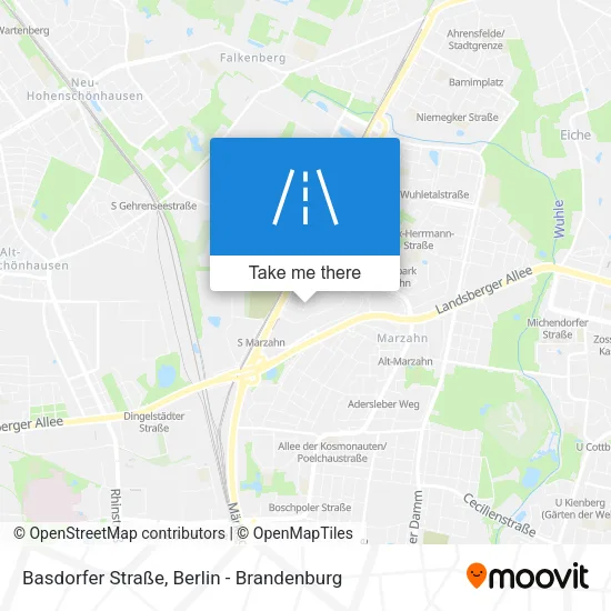 Карта Basdorfer Straße