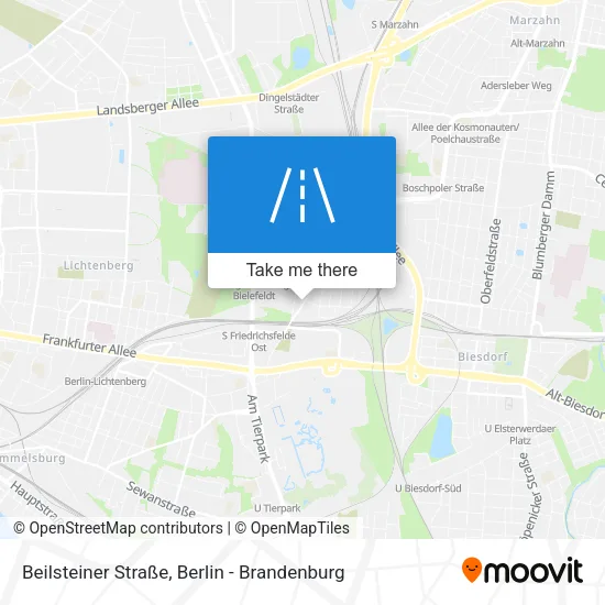 Карта Beilsteiner Straße