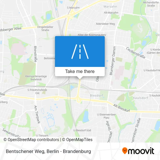 Карта Bentschener Weg