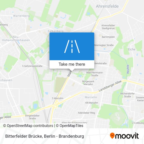 Bitterfelder Brücke map