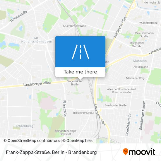 Frank-Zappa-Straße map