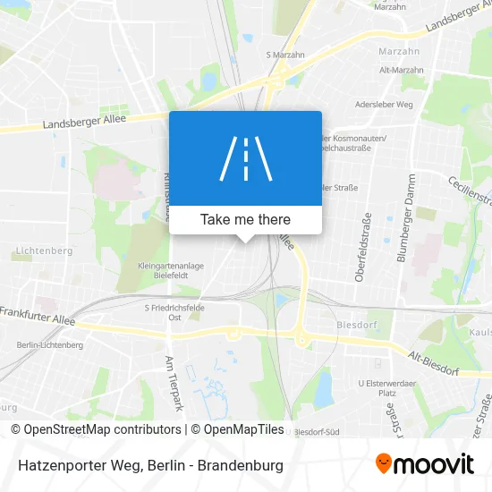 Hatzenporter Weg map