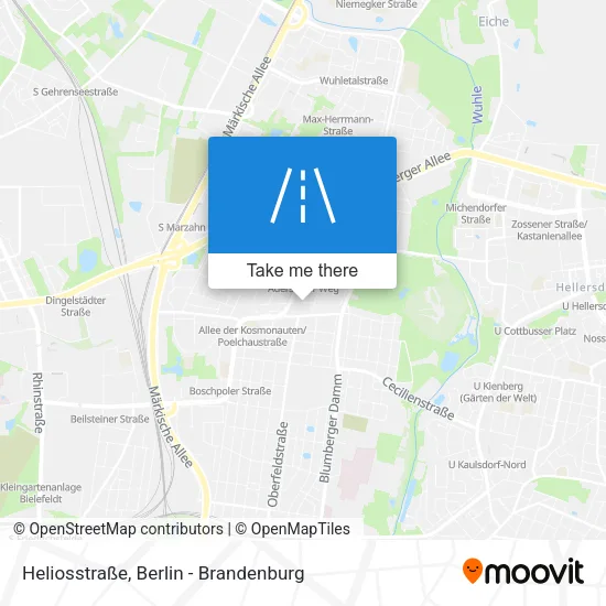 Карта Heliosstraße