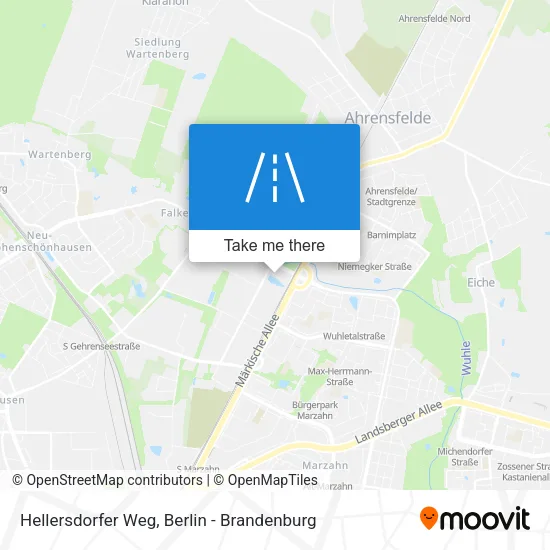 Карта Hellersdorfer Weg