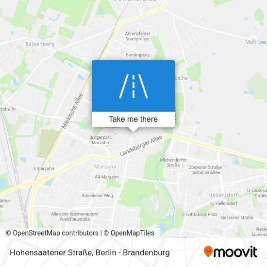 Hohensaatener Straße map