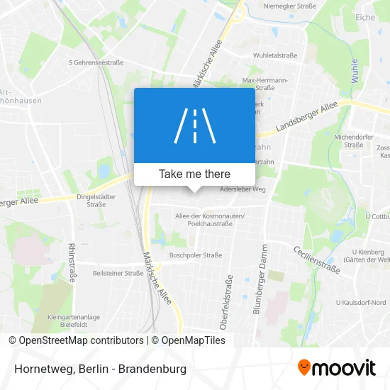 Карта Hornetweg