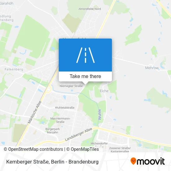 Карта Kemberger Straße